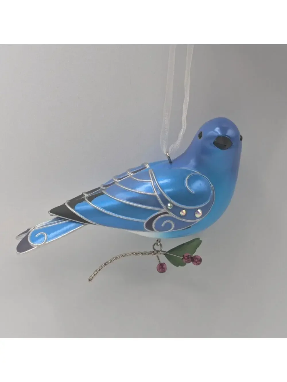 Hallmark Keepsake Mountain Bluebird 2017, 13th in the Series Christmas Ornament